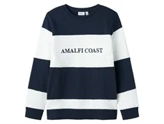 Name It sweatshirt navy blazer med hvide striber